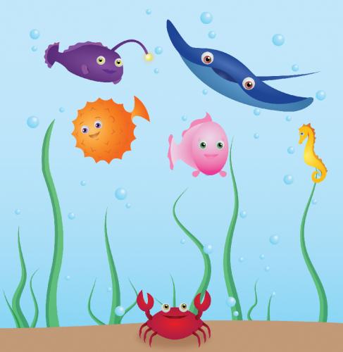 Freedom Camp Ocean Fish Graphic